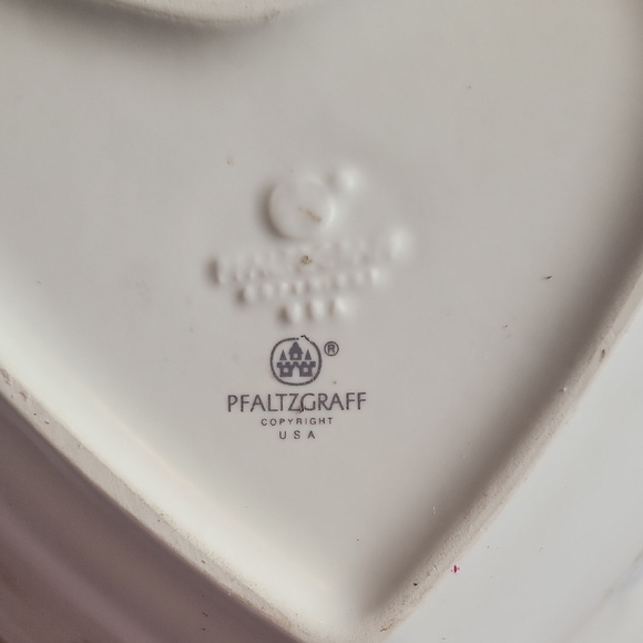 Pfaltzgraff Heart-Shaped Floral Dish - Picture 7 of 7